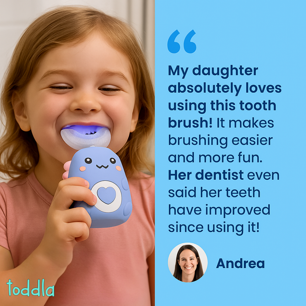 Toddla™ U-Shaped 360° Ultrasonic Toothbrush