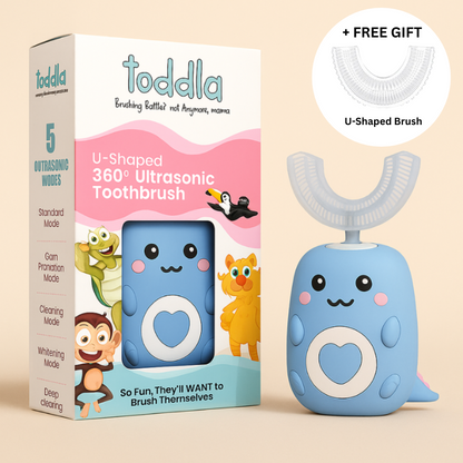 Toddla™ U-Shaped 360° Ultrasonic Toothbrush