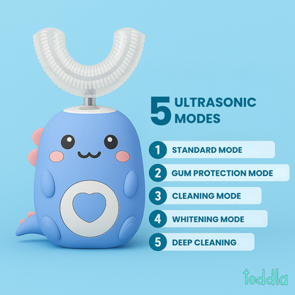 Toddla™ U-Shaped 360° Ultrasonic Toothbrush